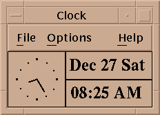 DecWindows Clock
